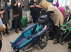 Презентация новых инвалидных колясок в "Мире Титана"