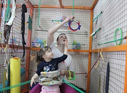 Кира Андрейко, 4 года. Реабилитация в ЦРиАФ "Вместе с мамой" в феврале 2019 г.